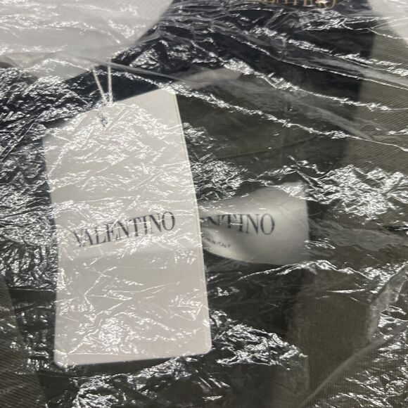 NEW NWT Valentino embroidered gabardine romper green aztec 1 Piece Sz 12 - Picture 6 of 9